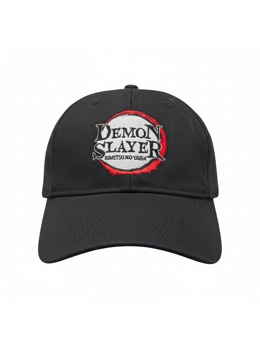 Demon Slayer Kimetsu No Yaiba Hat Cap Manga Anime Logo Strapback Black Cotton